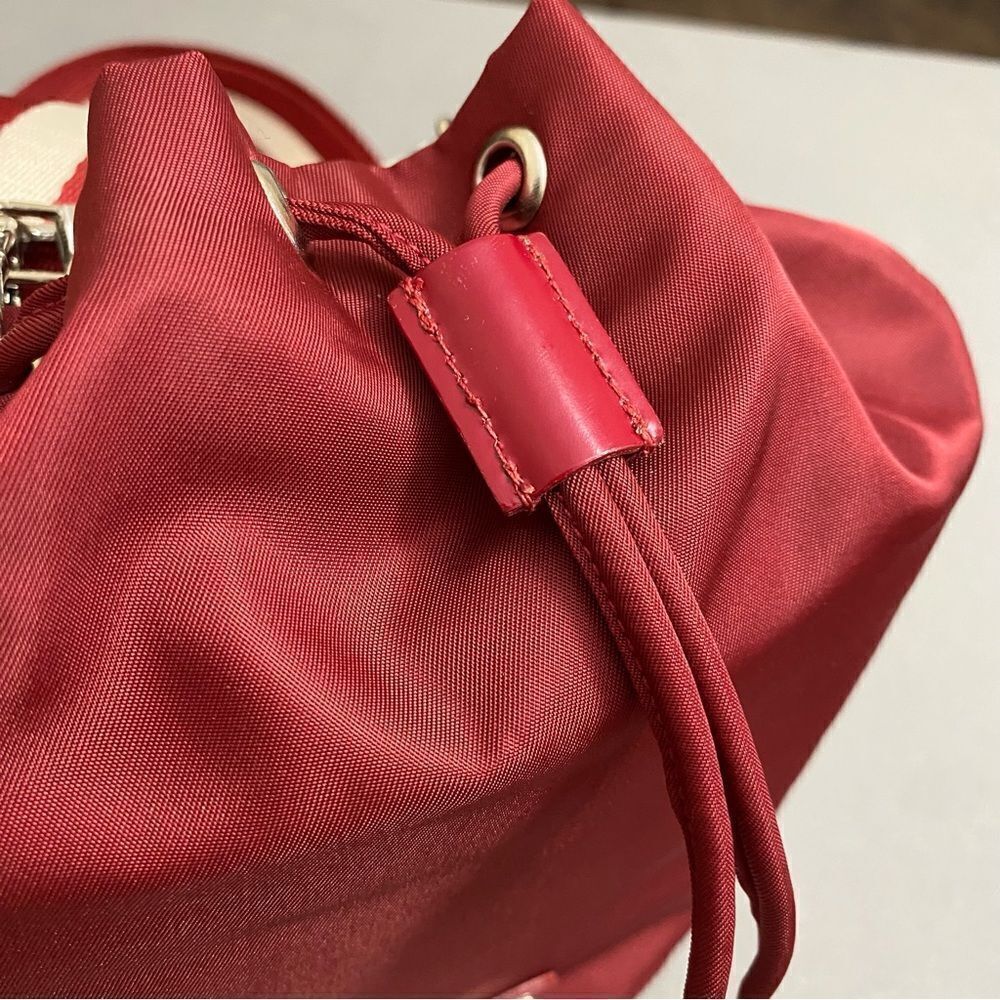 COPY - PRADA Nylon Silvertone Pouch to Shoulder Crossbody Bag 💼 P1 - Picture 11 of 17